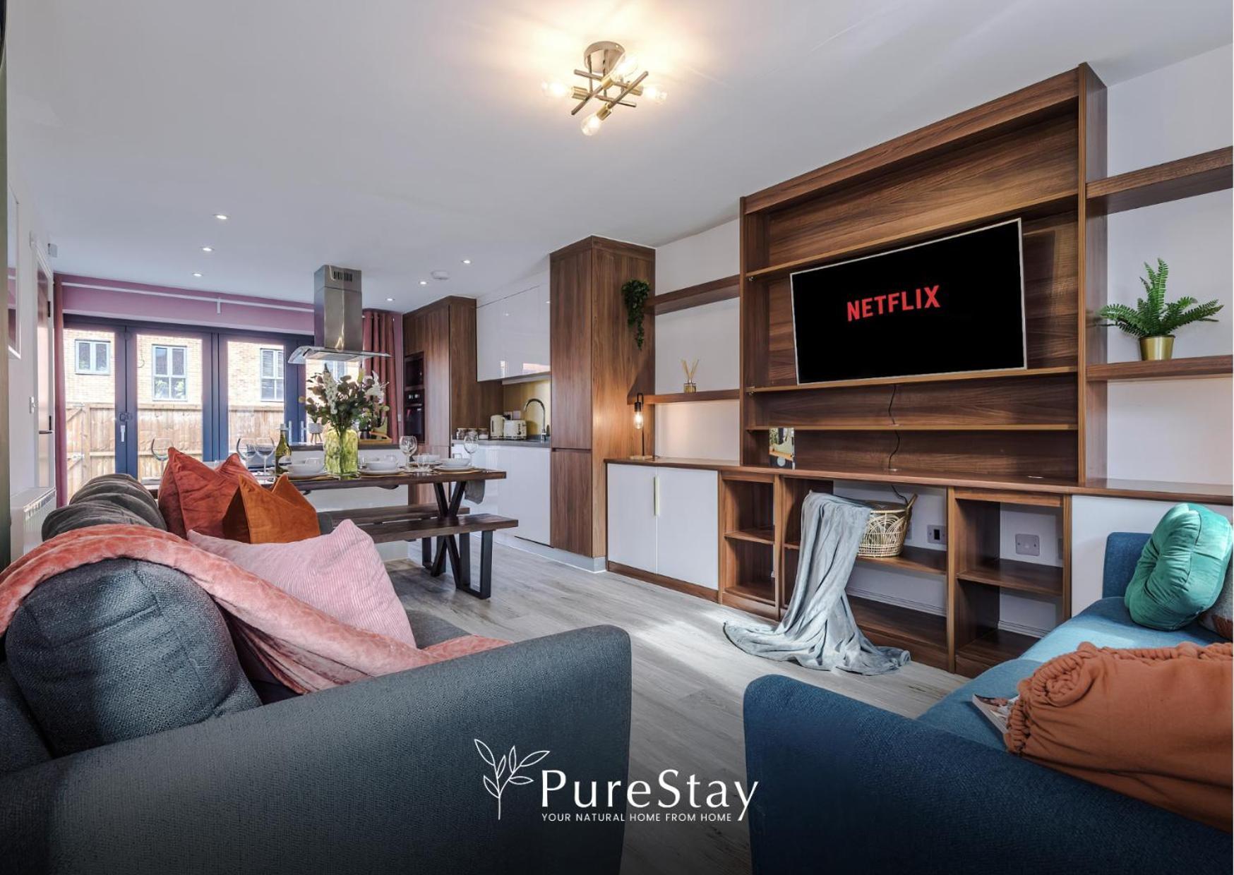Stunning Five Bedroom Manchester House With Free Parking By Purestay Short Lets & Serviced Accommodation מראה חיצוני תמונה